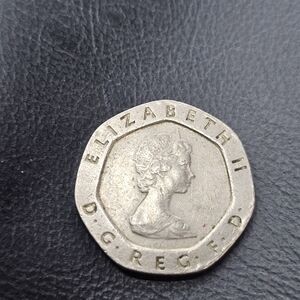 Silver Coin with Elizabeth II Design